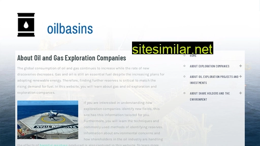 oilbasins.com.au alternative sites