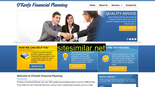 okeefefinancialplanning.com.au alternative sites