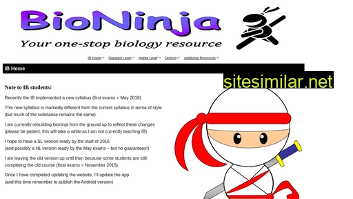 old-ib.bioninja.com.au alternative sites