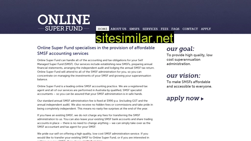 onlinesuperfund.com.au alternative sites