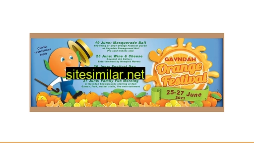 Orangefestival similar sites