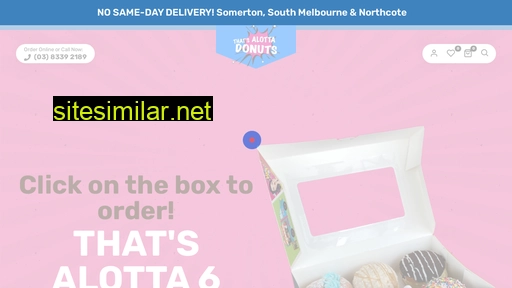 orders.thatsalottadonuts.com.au alternative sites
