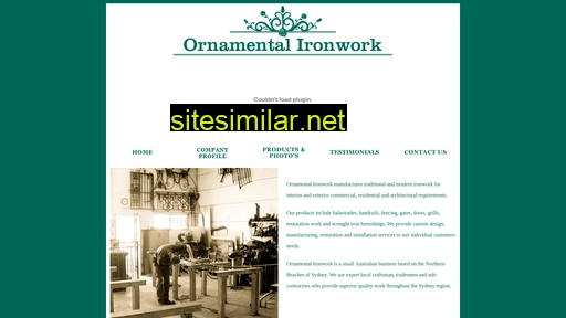 ornamentalironwork.com.au alternative sites