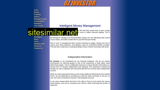 Ozinvestor similar sites