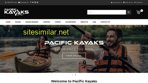 pacifickayaks.com.au alternative sites