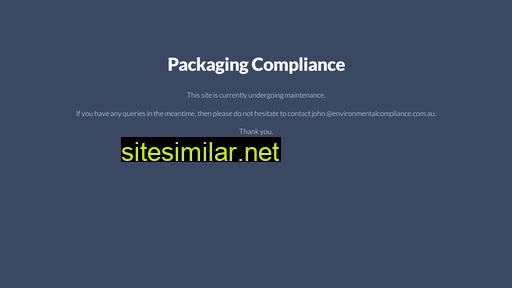 packagingcompliance.com.au alternative sites