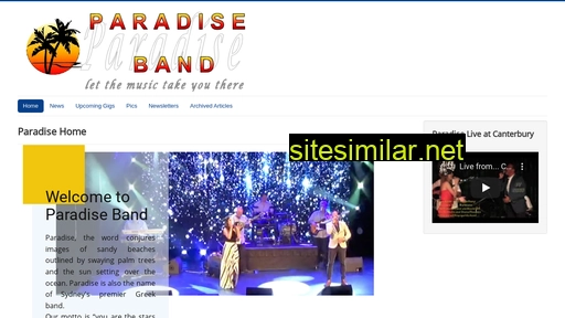 paradiseband.com.au alternative sites