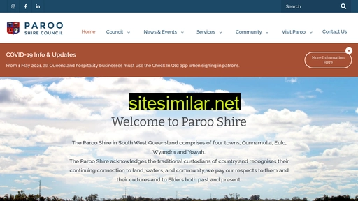 paroo.qld.gov.au alternative sites
