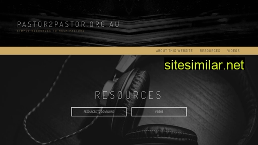 pastor2pastor.org.au alternative sites