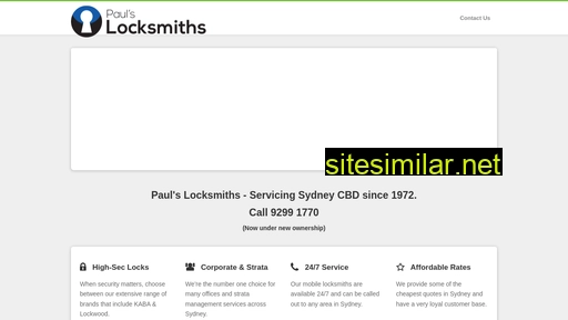 paulslocksmiths.com.au alternative sites