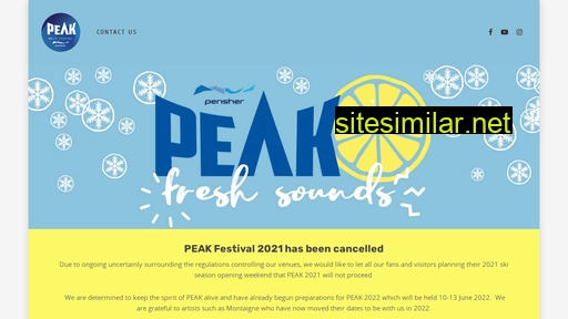 Peakfestival similar sites
