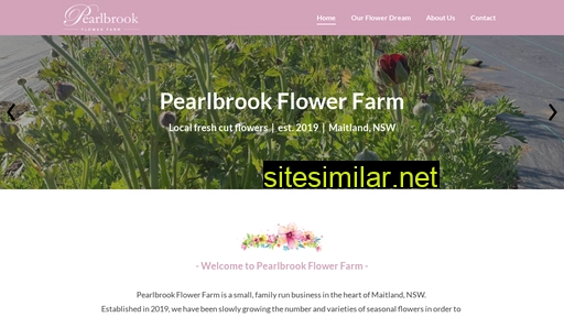 pearlbrookflowerfarm.com.au alternative sites