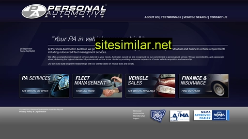 personalautomotive.com.au alternative sites