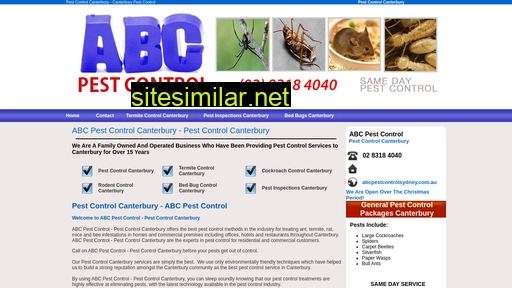 pestcontrolcanterbury.com.au alternative sites