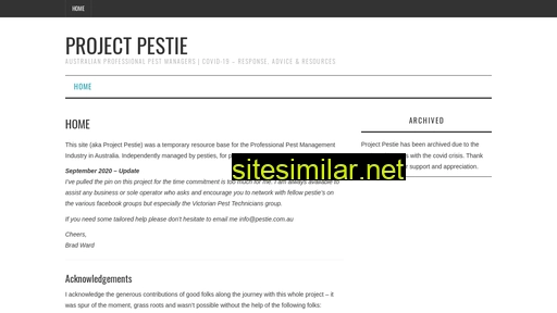 pestie.com.au alternative sites