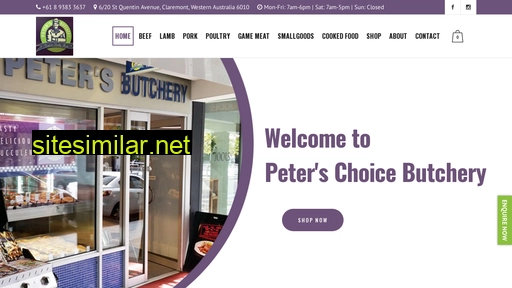 peterschoicebutchery.com.au alternative sites