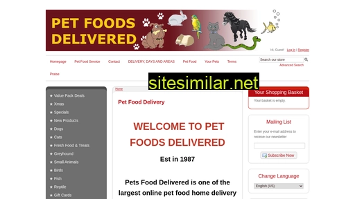 petfoodsdelivered.com.au alternative sites