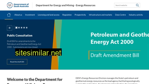 petroleum.sa.gov.au alternative sites