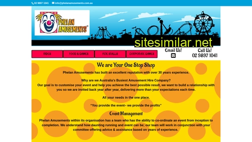 phelanamusements.com.au alternative sites