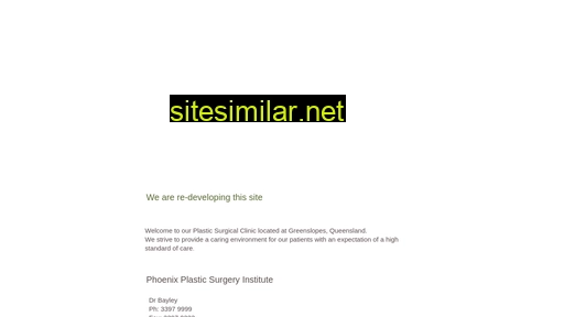 Phoenixplasticsurgery similar sites