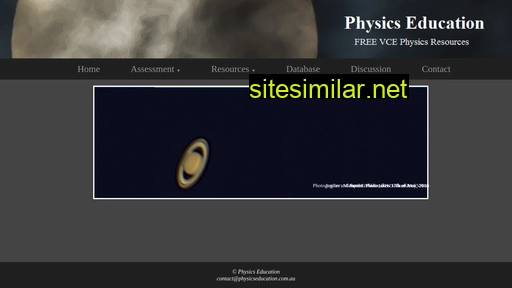 physicseducation.com.au alternative sites