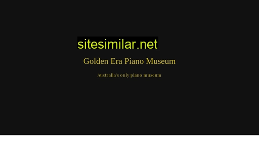 pianomuseum.com.au alternative sites
