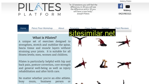 pilatesplatform.com.au alternative sites