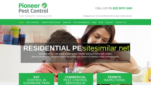 pioneerpestcontrol.com.au alternative sites