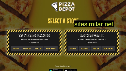 pizzadepot.com.au alternative sites