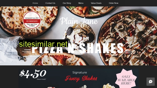 Plainjanepizzanshakes similar sites