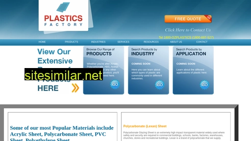 plasticsfactory.com.au alternative sites