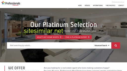 platinum.professionals.com.au alternative sites
