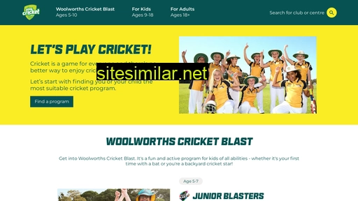 play.cricket.com.au alternative sites