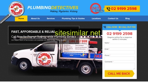 plumbingdetectives.com.au alternative sites