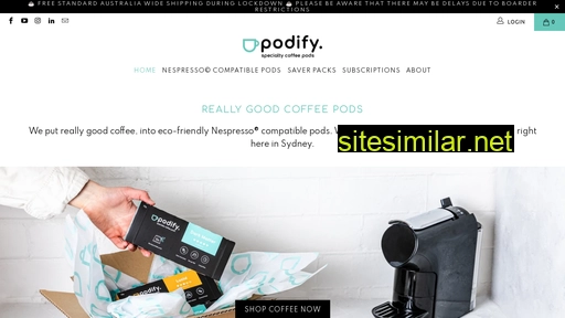 podifycoffee.com.au alternative sites