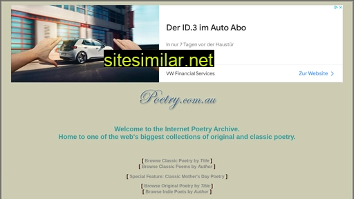 poetry.com.au alternative sites