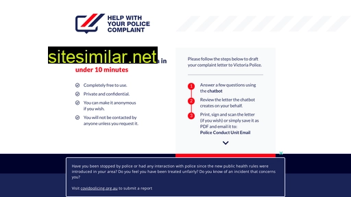 policecomplaints.com.au alternative sites