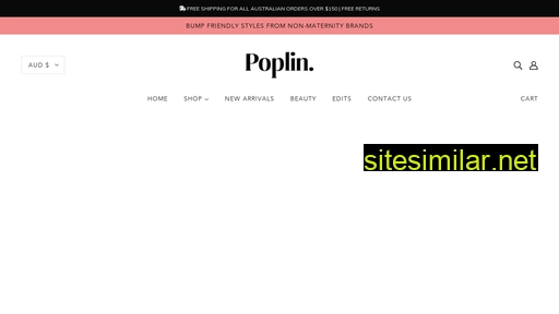 Poplin similar sites