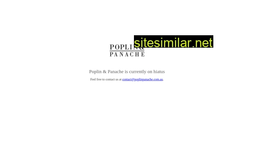 poplinpanache.com.au alternative sites