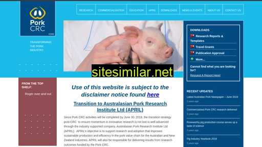 porkcrc.com.au alternative sites