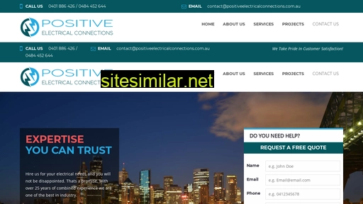 positiveelectricalconnections.com.au alternative sites
