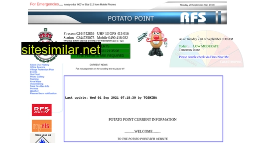 Potatopointrfs similar sites