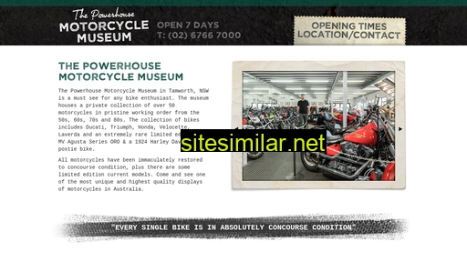 powerhousemotorcyclemuseum.com.au alternative sites