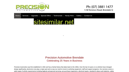 precisionautomotiveaust.com.au alternative sites