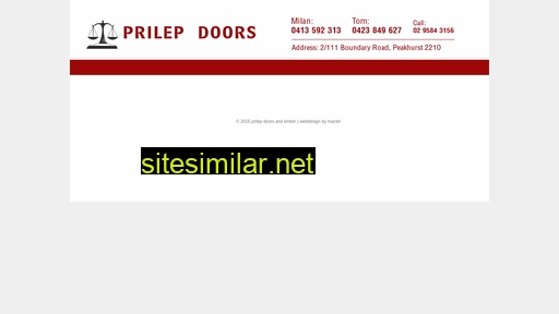prilepdoors.com.au alternative sites