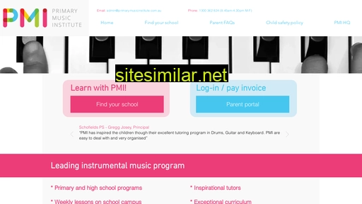 Primarymusicinstitute similar sites