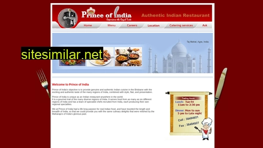 princeofindia.com.au alternative sites