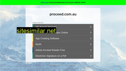 Proceed similar sites