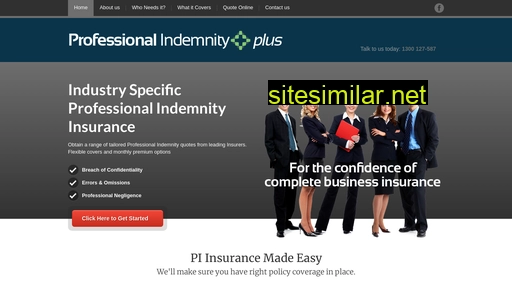 professionalindemnityplus.com.au alternative sites