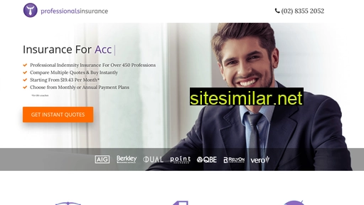 professionals-insurance.com.au alternative sites